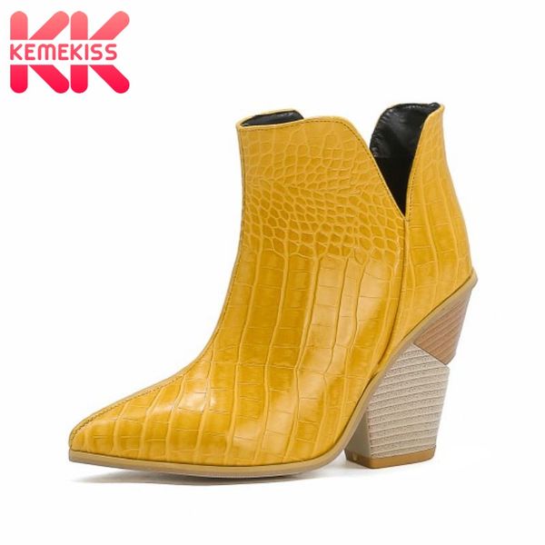 boots kemekiss fashion ankle pointed toe western cowboy chunky heel stone pattern shoes street footwear plus size 34-48, Black
boots kemekiss fashion ankle pointed toe western cowboy chunky heel stone pattern shoes street footwear plus size 34-48, Black