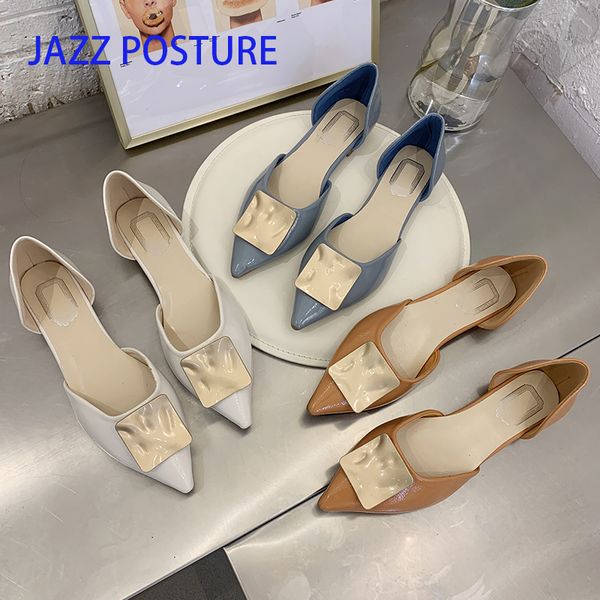 woman flats new flat boat shoes summer shallow pointed toe casual shoes metal decoration comfortable flats women z602, Black
woman flats new flat boat shoes summer shallow pointed toe casual shoes metal decoration comfortable flats women z602, Black