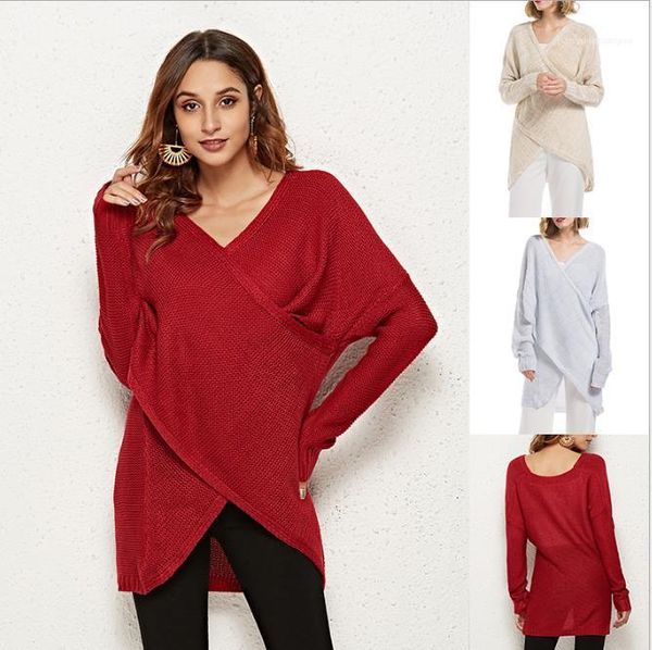 winter long sleeve v neck sweater fashion female clothing 2020 womens designer knits coat autumn, White
winter long sleeve v neck sweater fashion female clothing 2020 womens designer knits coat autumn, White