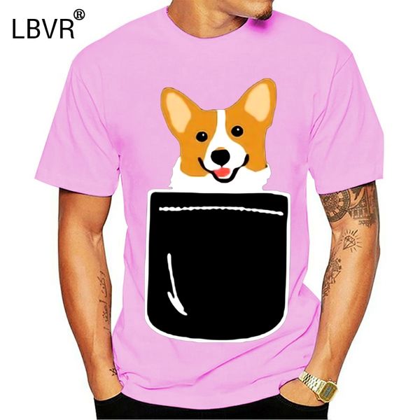 men t shirt corgi in the pocket women t-shirt