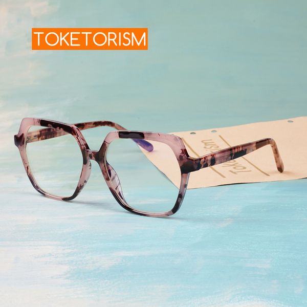 toketorism fashion optical tr90 quality frame anti blue eyeglasses with clear lenses for women men, White;black
toketorism fashion optical tr90 quality frame anti blue eyeglasses with clear lenses for women men, White;black