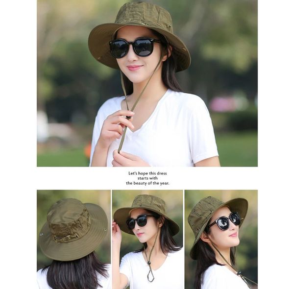 women men summer fishing bonnie hat uv protection wide brim solid color foldable camping hiking travel beach cap with chin strap, Blue;gray
women men summer fishing bonnie hat uv protection wide brim solid color foldable camping hiking travel beach cap with chin strap, Blue;gray