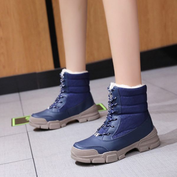 2020 new women boots non-slip waterproof winter ankle snow boots women platform winter shoes with thick fur botas mujer, Black
2020 new women boots non-slip waterproof winter ankle snow boots women platform winter shoes with thick fur botas mujer, Black