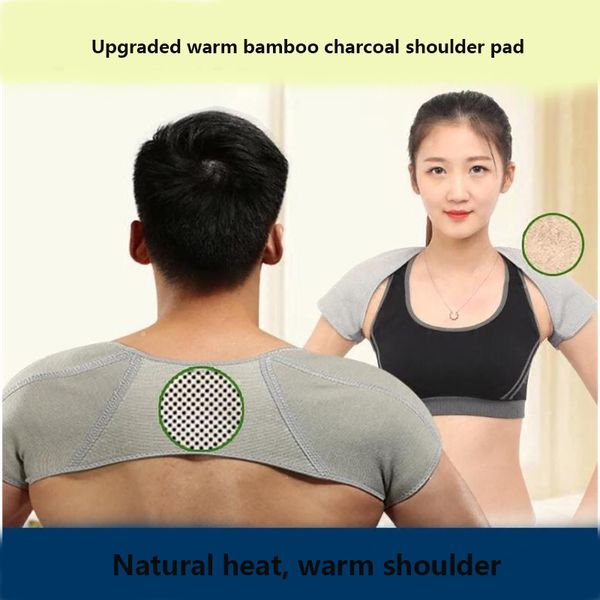 back support bamboo charcoal warm shoulder protector self-heating sports pad design #a, Black;blue
back support bamboo charcoal warm shoulder protector self-heating sports pad design #a, Black;blue