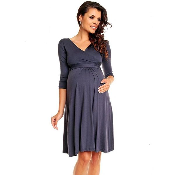 solid color v-neck bottoming dress maternity clothes for pregnant women dresses pregnancy clothing gravidas vestidos autumn 2020, White
solid color v-neck bottoming dress maternity clothes for pregnant women dresses pregnancy clothing gravidas vestidos autumn 2020, White