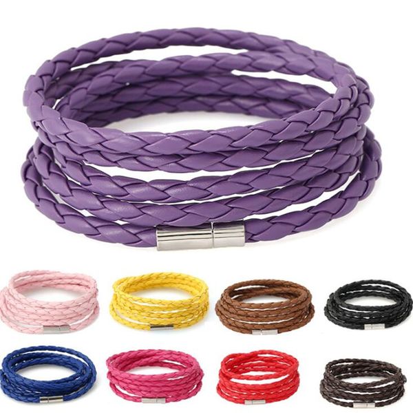 long multilayer braided men'd leather bracelet homme jewelry vintage colorful wrap wristband hand strap, Golden;silver
long multilayer braided men'd leather bracelet homme jewelry vintage colorful wrap wristband hand strap, Golden;silver
