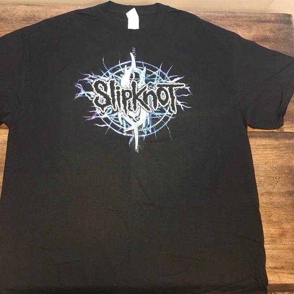 new vtg slipknot 2004 black t shirt size 2xl nu metal tennessee river xxl nwt
new vtg slipknot 2004 black t shirt size 2xl nu metal tennessee river xxl nwt
