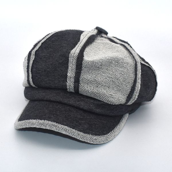 stingy brim hats 2021 ladies black octagonal cap cotton autumn and winter warm beret fashion retro painter hat c13, Blue;gray
stingy brim hats 2021 ladies black octagonal cap cotton autumn and winter warm beret fashion retro painter hat c13, Blue;gray