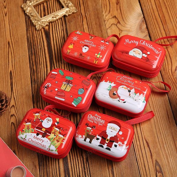 wholesale-cartoon red square zipper zero wallet coin bag earphone christmas santa claus metal storage box, Red;black
wholesale-cartoon red square zipper zero wallet coin bag earphone christmas santa claus metal storage box, Red;black