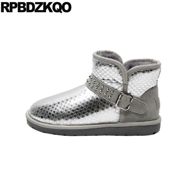 rivet flat fashion australian women snow boots winter fur shoes big size 34-43 booties studded plush stud embellished silver 10, Black
rivet flat fashion australian women snow boots winter fur shoes big size 34-43 booties studded plush stud embellished silver 10, Black