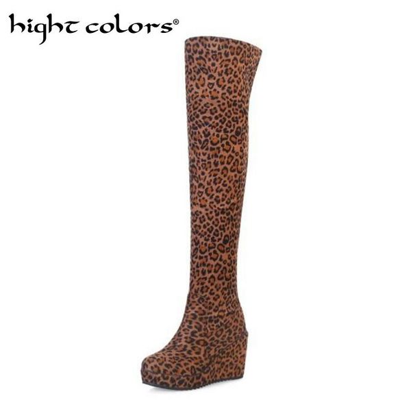 women boots 2020 autumn winter ladies fashion leopard flat-bottomed knight boots shoes over the knee height increasing long boot, Black
women boots 2020 autumn winter ladies fashion leopard flat-bottomed knight boots shoes over the knee height increasing long boot, Black