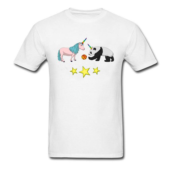 pandicorn meets unicorn 2018 new men's cute t-shirt panda play ball cartoon white t shirt cotton funny gift tee for guys
pandicorn meets unicorn 2018 new men's cute t-shirt panda play ball cartoon white t shirt cotton funny gift tee for guys