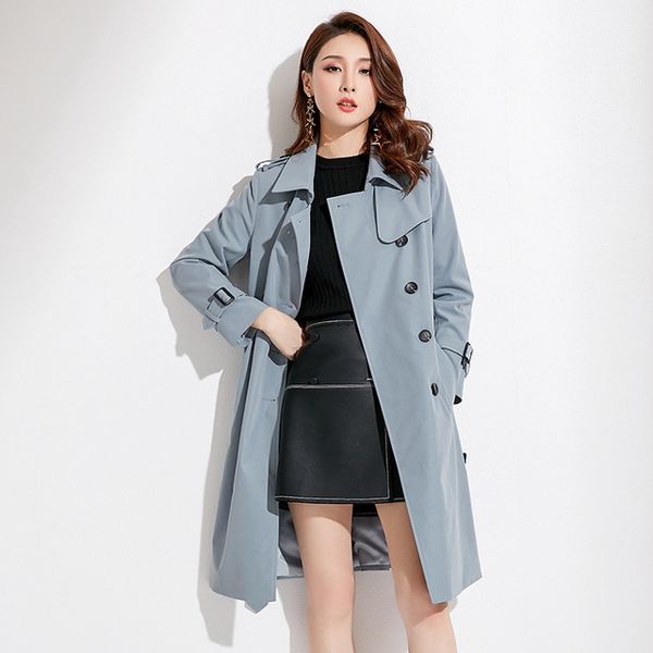 women's trench coats spring autumn winter casual classic coat sashes double breasted vintage overcoats slim windbreaker outerwear femal, Tan;black
women's trench coats spring autumn winter casual classic coat sashes double breasted vintage overcoats slim windbreaker outerwear femal, Tan;black