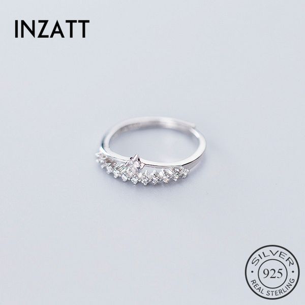 cluster rings inzareal 925 sterling silver zircon crown adjustable ring for fashion woman party fine jewelry cute minimalist accessories, Golden;silver
cluster rings inzareal 925 sterling silver zircon crown adjustable ring for fashion woman party fine jewelry cute minimalist accessories, Golden;silver