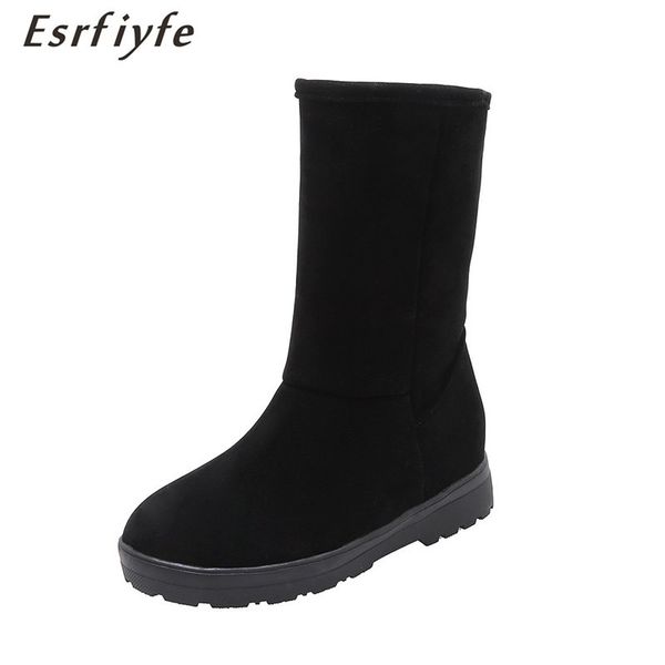 esrfiyfe 2020 new women snow boots winter fur warm ladies wedge heels two wear mid calf boots female fashion women's shoes, Black
esrfiyfe 2020 new women snow boots winter fur warm ladies wedge heels two wear mid calf boots female fashion women's shoes, Black