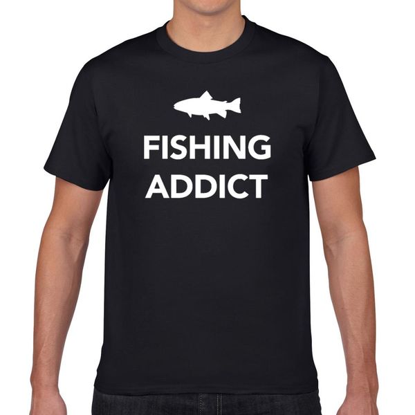 men's 100% cotton t-shirt funny design fishing addict words printing t shirts fashion women's fishing lover's tee shirts 
men's 100% cotton t-shirt funny design fishing addict words printing t shirts fashion women's fishing lover's tee shirts