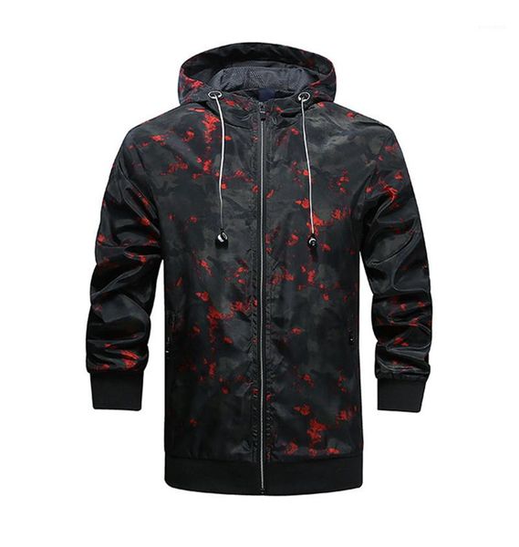 thick jackets hooded long sleeve mens coats spring mens outwear with zipper fashion designer camouflage, Black;brown
thick jackets hooded long sleeve mens coats spring mens outwear with zipper fashion designer camouflage, Black;brown