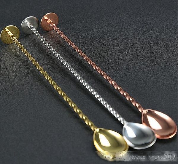 new cocktail bar spoon stainless steel threaded twisted mixing stir spoon bar tool bartender tools cocktail spoon stirrer
new cocktail bar spoon stainless steel threaded twisted mixing stir spoon bar tool bartender tools cocktail spoon stirrer