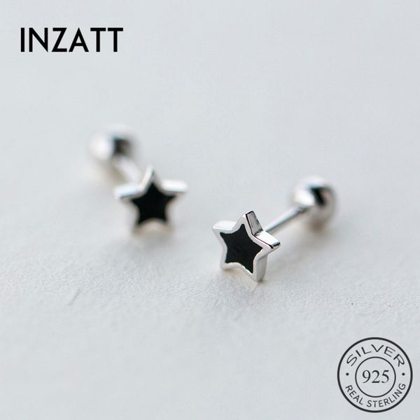 inzareal 925 sterling silver minimalist enamel black star stud earrings for fashion women party fine jewelry accessories gift, Golden;silver
inzareal 925 sterling silver minimalist enamel black star stud earrings for fashion women party fine jewelry accessories gift, Golden;silver