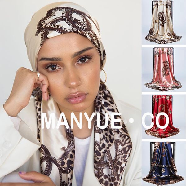 square silk scarves women foulard 90*90cm satin hair head hijab scarf ladies chiffon shawl wrap muffler pareo bandanna female yg93, Blue;gray
square silk scarves women foulard 90*90cm satin hair head hijab scarf ladies chiffon shawl wrap muffler pareo bandanna female yg93, Blue;gray