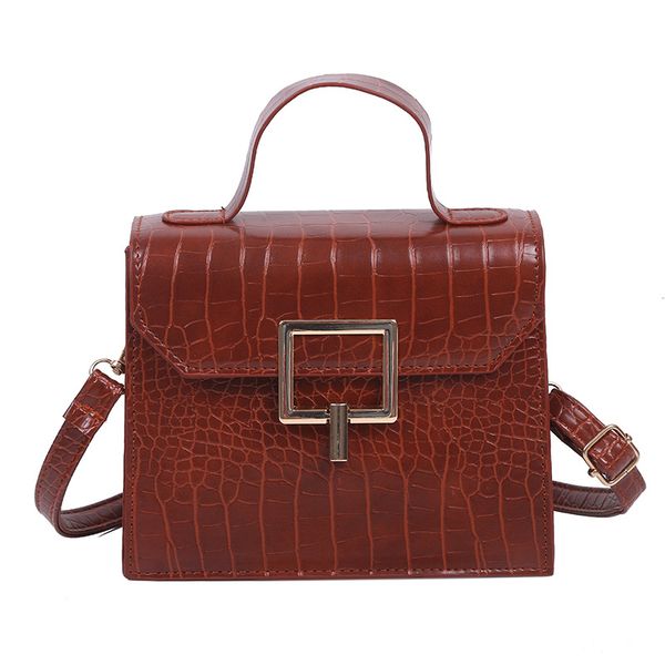 2020 new high-quality crocodile pattern handbags pu leather one-shoulder messenger handbag brand designer retro small square bag
2020 new high-quality crocodile pattern handbags pu leather one-shoulder messenger handbag brand designer retro small square bag