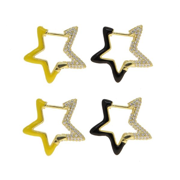 korean style women cubic zirconia star stud earrings cute shining bar party jewelry accessories double color ing, Golden;silver
korean style women cubic zirconia star stud earrings cute shining bar party jewelry accessories double color ing, Golden;silver