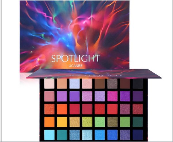 wholesale ucanbe 40 color spotlight eye shadow panel matte color eye shadow panel eye shadow color makeup