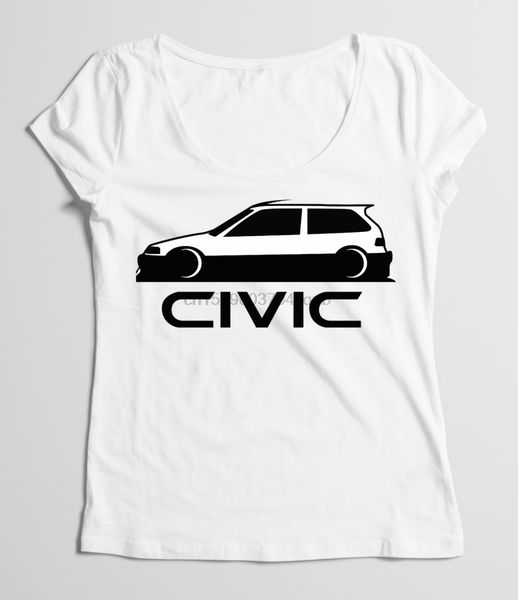 2019 fashion japanese car civic side t-shirt womens classic t-shirt tee shirt