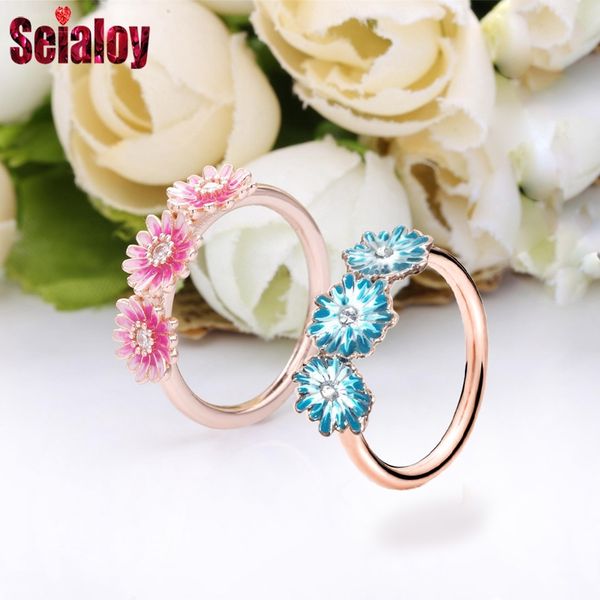 seialoy new rose gold daisy flower ring for women girls original fine wedding jewelry anniversary rings jewelry gift, Slivery;golden
seialoy new rose gold daisy flower ring for women girls original fine wedding jewelry anniversary rings jewelry gift, Slivery;golden