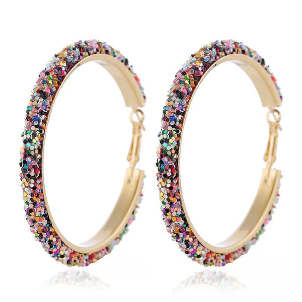 fashion crystal hoop earrings glitter sequins jewelry geometric charm design round bling rhinestone women hoop jewelry earring, Golden;silver
fashion crystal hoop earrings glitter sequins jewelry geometric charm design round bling rhinestone women hoop jewelry earring, Golden;silver
