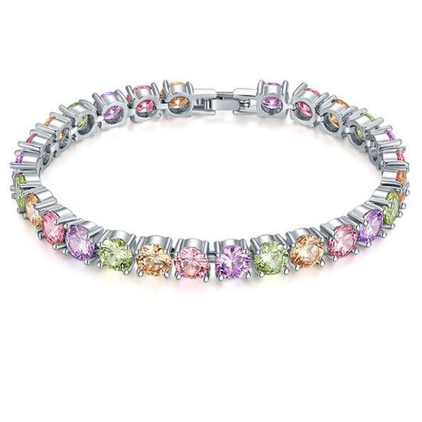 1 row shiny bling women zircon bracelet tennis colorful rhinestone copper zircon bracelets for women men jewelry, Black
1 row shiny bling women zircon bracelet tennis colorful rhinestone copper zircon bracelets for women men jewelry, Black
