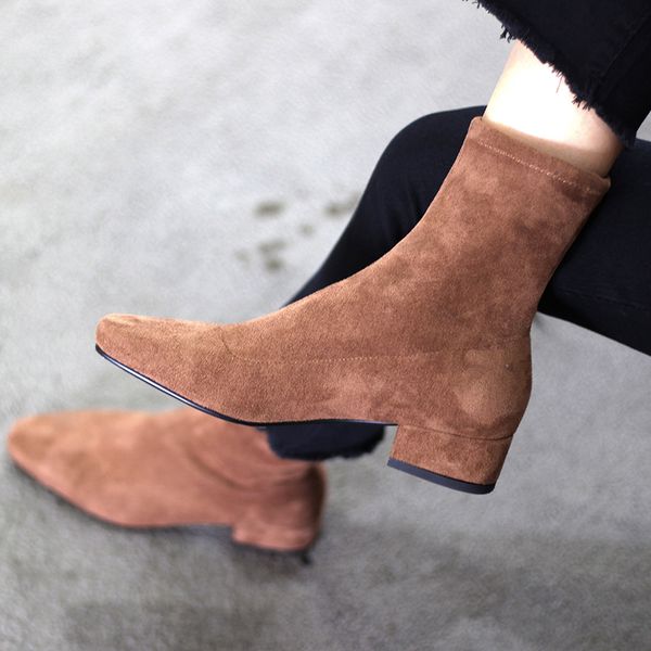 ins women ankle boots 22.5-26.5cm length fashion internal leather china size small size sheepskin insole + pigskin lining, Black
ins women ankle boots 22.5-26.5cm length fashion internal leather china size small size sheepskin insole + pigskin lining, Black