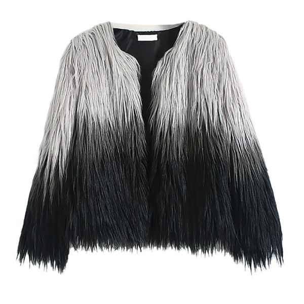 women furry faux fur coat fluffy warm long sleeve female outerwear autumn winter coat hairy overcoat blusa jacket t3, Black
women furry faux fur coat fluffy warm long sleeve female outerwear autumn winter coat hairy overcoat blusa jacket t3, Black