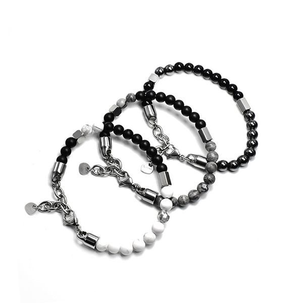 link, chain 2021 fashion stainless steel bracelet for men natural tiger eye stone bead gift him pulseira masculina js-06, Black
link, chain 2021 fashion stainless steel bracelet for men natural tiger eye stone bead gift him pulseira masculina js-06, Black