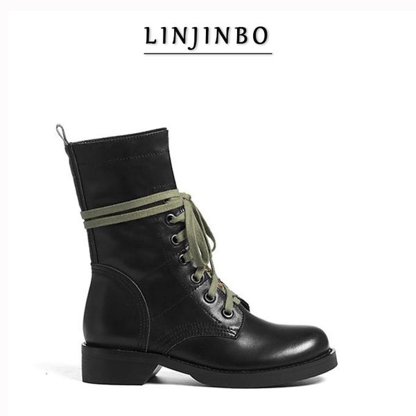 boots brand design women round toe lace-up ankle british style flat with motorcycle female 2021 autumn/winter, Black
boots brand design women round toe lace-up ankle british style flat with motorcycle female 2021 autumn/winter, Black