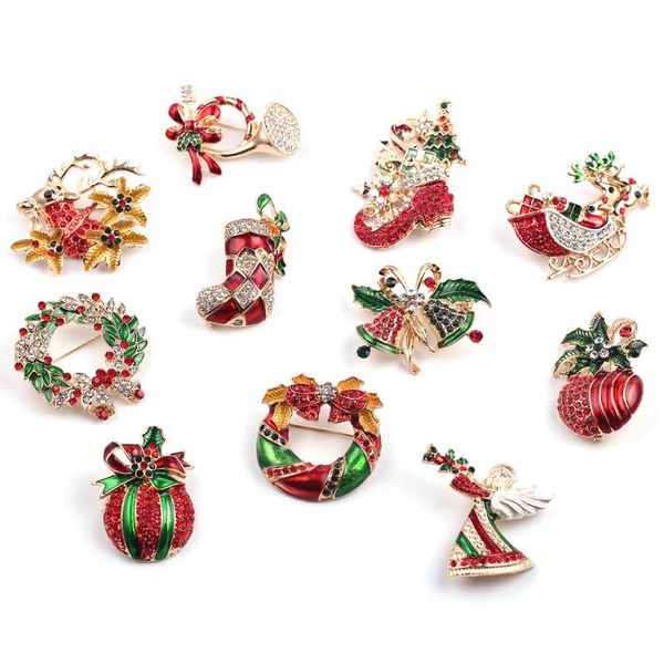 cute christmas brooch santa claus sock christmas tree deer pins with crystal lovely xmas gifts for children kids women, Gray
cute christmas brooch santa claus sock christmas tree deer pins with crystal lovely xmas gifts for children kids women, Gray