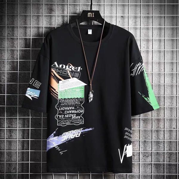 funny anime print oversized men t shirt hip-hop cotton t-shirt o-neck summer japanese male causal tshirts fashion loose tees, White;black
funny anime print oversized men t shirt hip-hop cotton t-shirt o-neck summer japanese male causal tshirts fashion loose tees, White;black