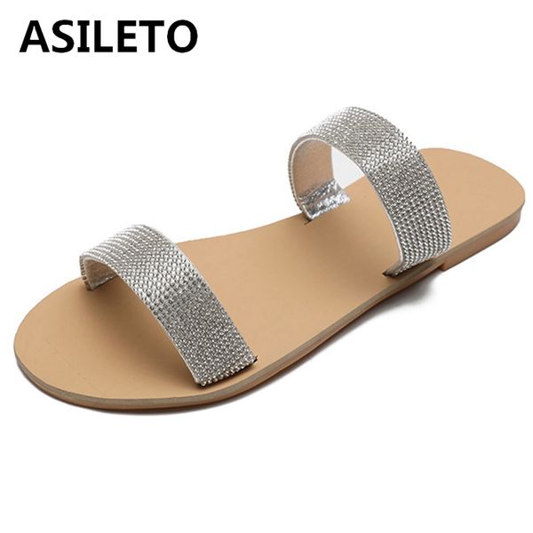 asileto 2020 female summer beach flat slippers open toe low square heels pu rhinestone big size 36-42 gold leisure outdoor s1827, Black
asileto 2020 female summer beach flat slippers open toe low square heels pu rhinestone big size 36-42 gold leisure outdoor s1827, Black