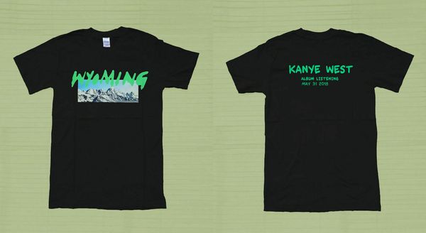 kanye west ye wyoming t shirt listening party merch new men t shirt short sleeve cotton
kanye west ye wyoming t shirt listening party merch new men t shirt short sleeve cotton