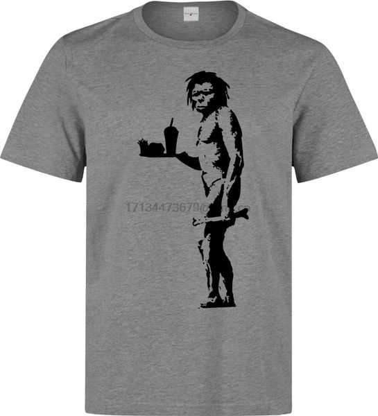 banksy street art caveman eats fast food men 2020 new brand sales cotton short sleeve military t shirts
banksy street art caveman eats fast food men 2020 new brand sales cotton short sleeve military t shirts