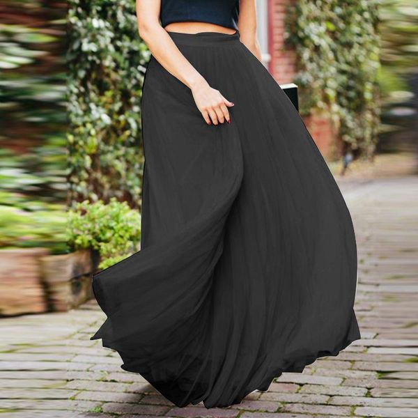 plus size mesh skirts zanzea 2020 elegant women's casual female high elastic waist solid skirt netting robe summer vestidos 5xl, Black
plus size mesh skirts zanzea 2020 elegant women's casual female high elastic waist solid skirt netting robe summer vestidos 5xl, Black