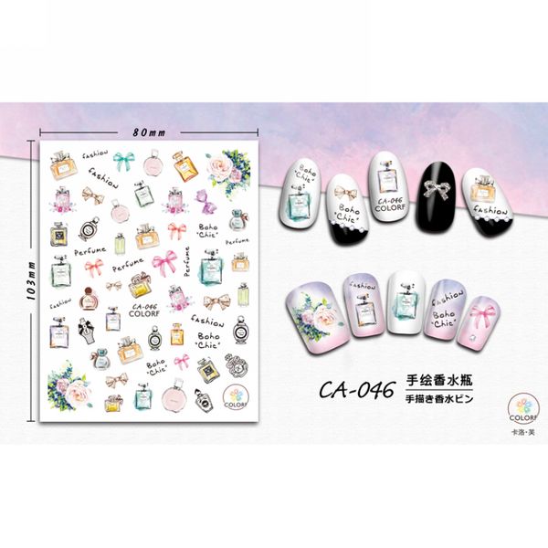 uprettego super thin self adhensive 3d nail art nail slider sticker flower butterfly jungle flemingo ca046-054, Black
uprettego super thin self adhensive 3d nail art nail slider sticker flower butterfly jungle flemingo ca046-054, Black