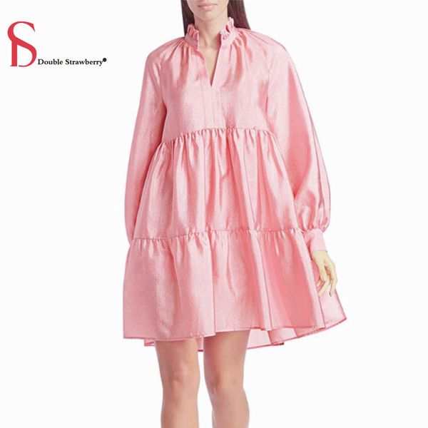 casual dresses double stawberry autumn sweet petal-style small stand-up collar lantern sleeve high waist women party loose mini, Black;gray
casual dresses double stawberry autumn sweet petal-style small stand-up collar lantern sleeve high waist women party loose mini, Black;gray