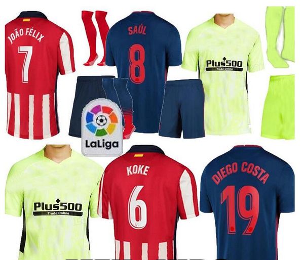 men+kids kit 20 21 atletico joao felix madrid home red white soccer jerseys 19 20 koke saul godin football shirt kits camiseta de fú, Black;yellow
men+kids kit 20 21 atletico joao felix madrid home red white soccer jerseys 19 20 koke saul godin football shirt kits camiseta de fú, Black;yellow
