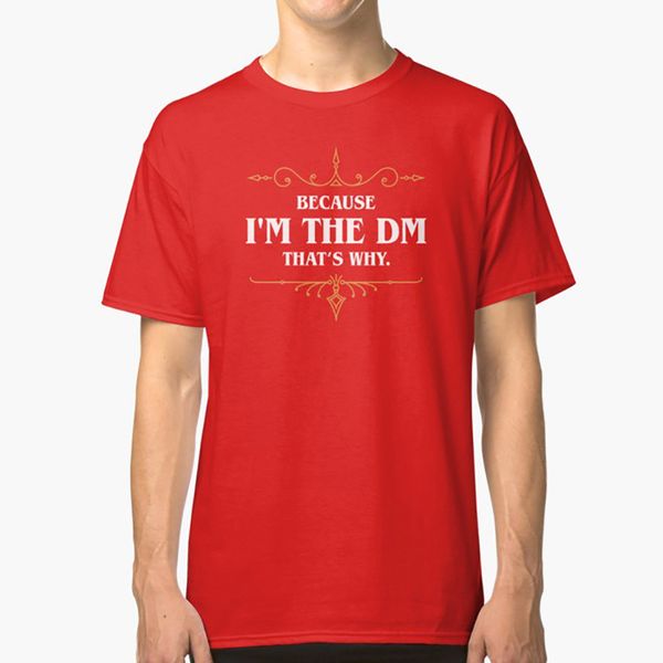 потому что я dm game master котировки столешница rpg t shirt
потому что я dm game master котировки столешница rpg t shirt