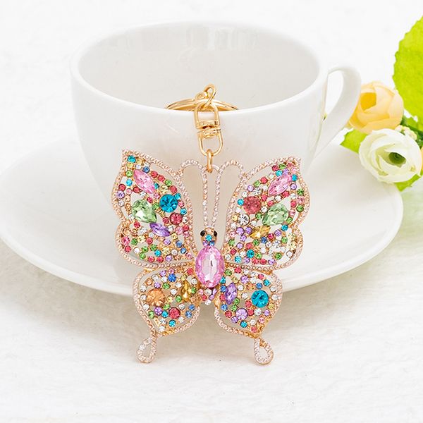 2020 new fashion ornaments colorful butterfly keychain alloy craft car pendant gift lady bag key ring, Silver
2020 new fashion ornaments colorful butterfly keychain alloy craft car pendant gift lady bag key ring, Silver