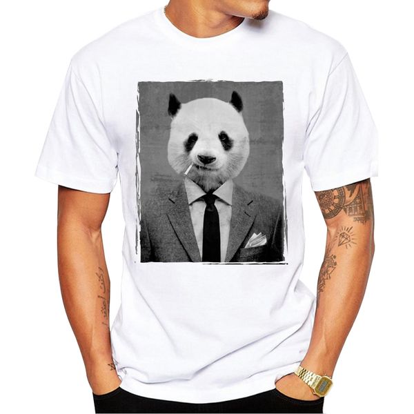 2018 men summer panda dandy t-shirt creative smoking panda printed men's short sleeve casual t shirts
2018 men summer panda dandy t-shirt creative smoking panda printed men's short sleeve casual t shirts