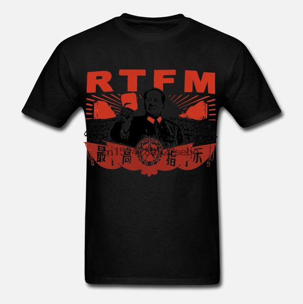 новый повседневный прохладный tee shirt rtfm китай председателя мао мужчин унисекс футболка o шеи 100% хлопок горячее тенниска
новый повседневный прохладный tee shirt rtfm китай председателя мао мужчин унисекс футболка o шеи 100% хлопок горячее тенниска