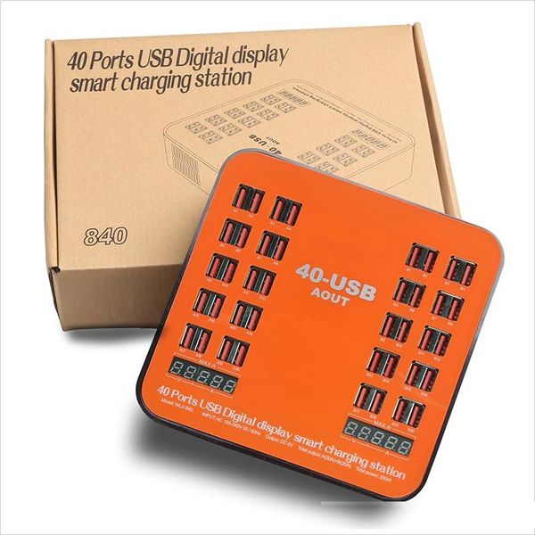 smart 40 ports usb hub charging station power outlet multi-port speed charger dock with lcd display for l school
smart 40 ports usb hub charging station power outlet multi-port speed charger dock with lcd display for l school