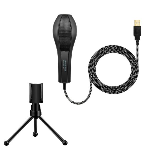 usb microphone plug&play home studio usb condenser mic recordin for skype 
usb microphone plug&play home studio usb condenser mic recordin for skype